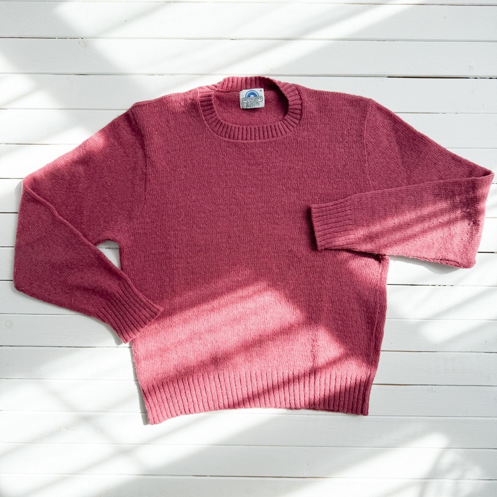 Classic Crewneck Sweater - Rose Pink